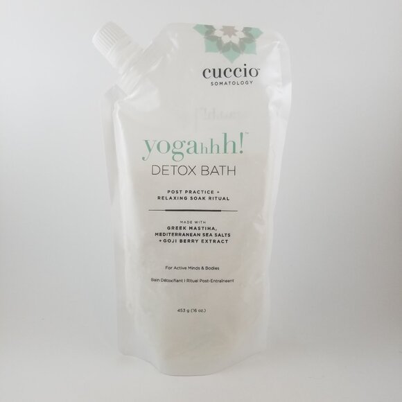 Yogahhh! Detox Bath Cuccio Somatology Post Workout Relaxing Body Soak Vegan 16oz - Picture 1 of 10